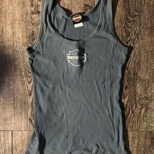 Ladies large Harley-Davidson Grey tank top.
